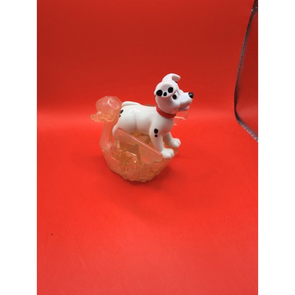 Disney McDonalds Happy Meal Toy 101 Dalmatians Clear Ice Swan Car